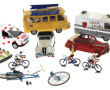 Lot de petites voitures et fourgons pub