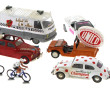 Lot de petites voitures et fourgons pub