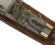 Maquette de bateau militaire bois et acc