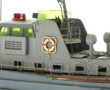 Maquette de bateau militaire bois et acc