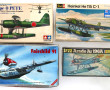 4 maquettes d'hydravions vintages 1/72 e