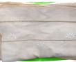 Lot de linge ancien : un drap brodé : 5 