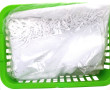 Lot de linge ancien : un drap brodé : 5 