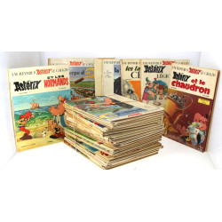 Lot de bandes dessinées Astérix en état 
