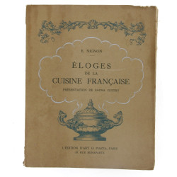 NIGNON Édouard "Éloges de la cuisine fra