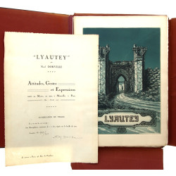 Noël DORVILLE "Lyautey Attitudes Gestes 