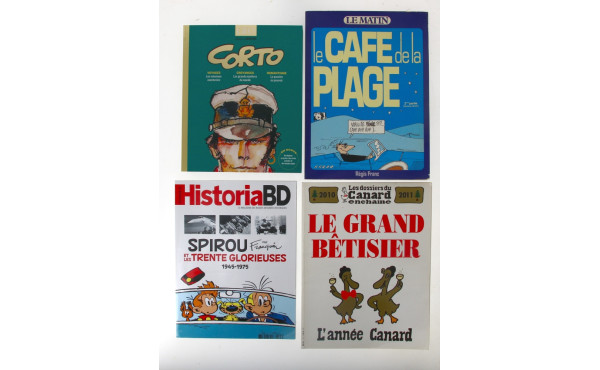 4 ouvrages souples illustrés de BD: CORT