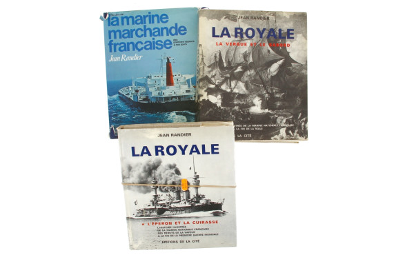 Lot de 3 livres thème MARINE : Jean RAND
