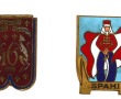 Lot d'insignes dont insigne de spahi, pl