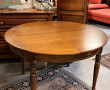 Table ronde en bois massif, de qualité, 