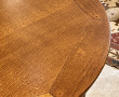 Table ronde en bois massif, de qualité, 