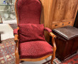 Fauteuil style Voltaire recouvert d'un t