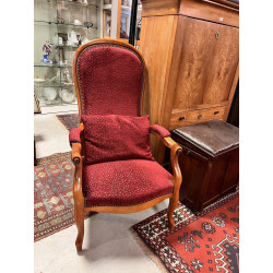 Fauteuil style Voltaire recouvert d'un t
