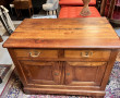 Buffet bas ancien en bois fruitier ouvra