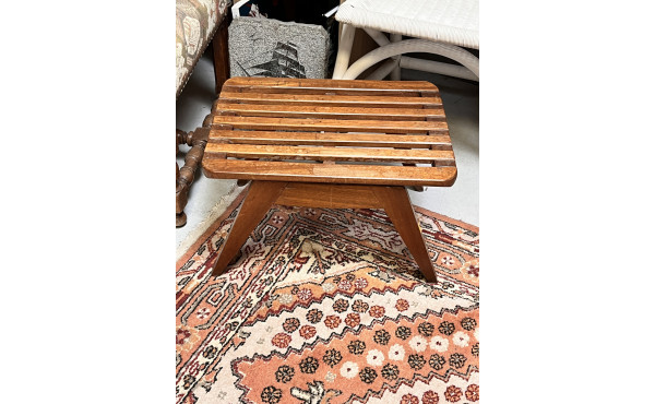 Porte-valise vintage, années 50, en bois