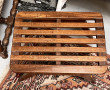 Porte-valise vintage, années 50, en bois