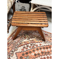 Porte-valise vintage, années 50, en bois