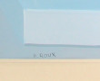 P.ROUX (Xxème) "Nature morte à la coupe 