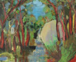 C. JANIN-DONIAS (Xxème) "L'Aven au Bois 