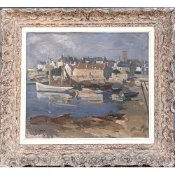 Herb OLSON (1905-1973) "Marine en Finist