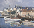 Herb OLSON (1905-1973) "Marine en Finist