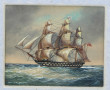 G.DIACOFF (Xxème) "Trois mâts en mer", g