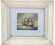 G.DIACOFF (Xxème) "Trois mâts en mer", g