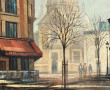 Ecole Parisienne XXème "Vue de Paris au 