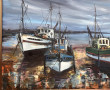 Raymond SCUILLER (1930-2003) "Bateaux de