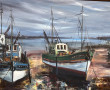 Raymond SCUILLER (1930-2003) "Bateaux de
