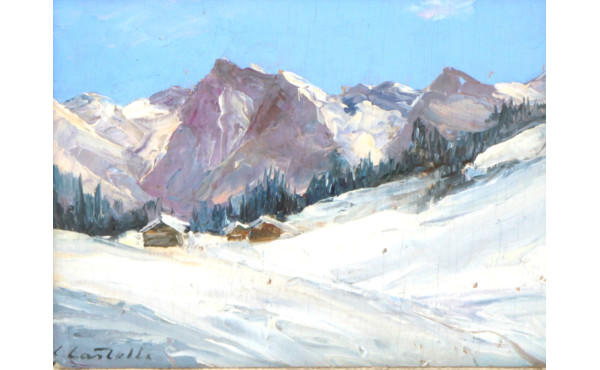 Clément CASTELLI (1870-1959) "Le Hameau 