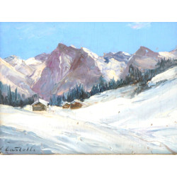 Clément CASTELLI (1870-1959) "Le Hameau 
