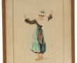 MESMIN (Xxème) "Fouesnantaise étendant s