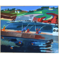 HORELLOU (Xxème) "Le port de Rosmeur, D
