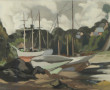 Jean URVOY (1898-1989) "Marine à marée b