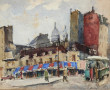 Ecole Française années 40 "Animation But