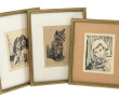 Gaston BARRET (1910-1991) - Lot de 3 pet