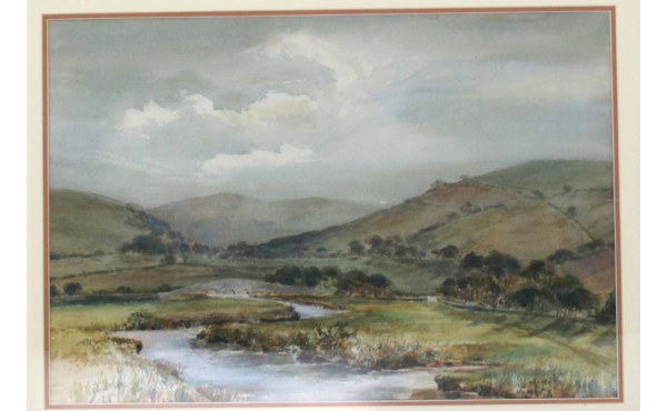 Irène B. LESS (Xxème) "Paysage d'Irlande
