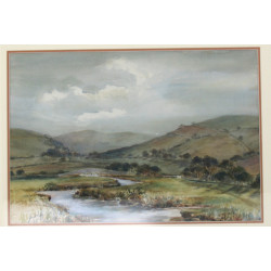 Irène B. LESS (Xxème) "Paysage d'Irlande