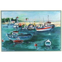 Aimée HUMBERT-PARENT (1920-2013) "Bateau