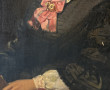 Ecole XIXème "Portrait de jeune femme br
