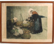 Manuel ROBBE (1872-1936) "Scène de march