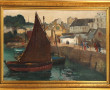 Pierre WAGNER (1897-1943) "Le port, Doua
