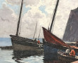 Paul ESCHBACH (1881-1961) "Marine à Conc