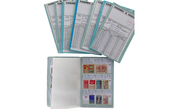FRANCE - 8 carnets à choix bien garnis d