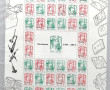 Feuille multi-techniques "Marianne et la