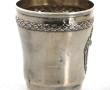 Timbale en argent, poinçon minerve, qq c
