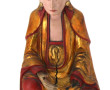 BOUDDHA - Sculpture en bois sculpté poly
