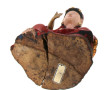 BOUDDHA - Sculpture en bois sculpté poly