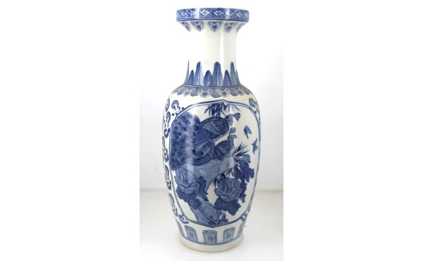 CHINE - Grand vase moderne en porcelaine